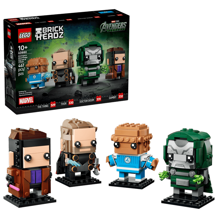 לגו BrickHeadz - הנוקמים: יוֹם הדין גיבורים ונבלים (40880)-2