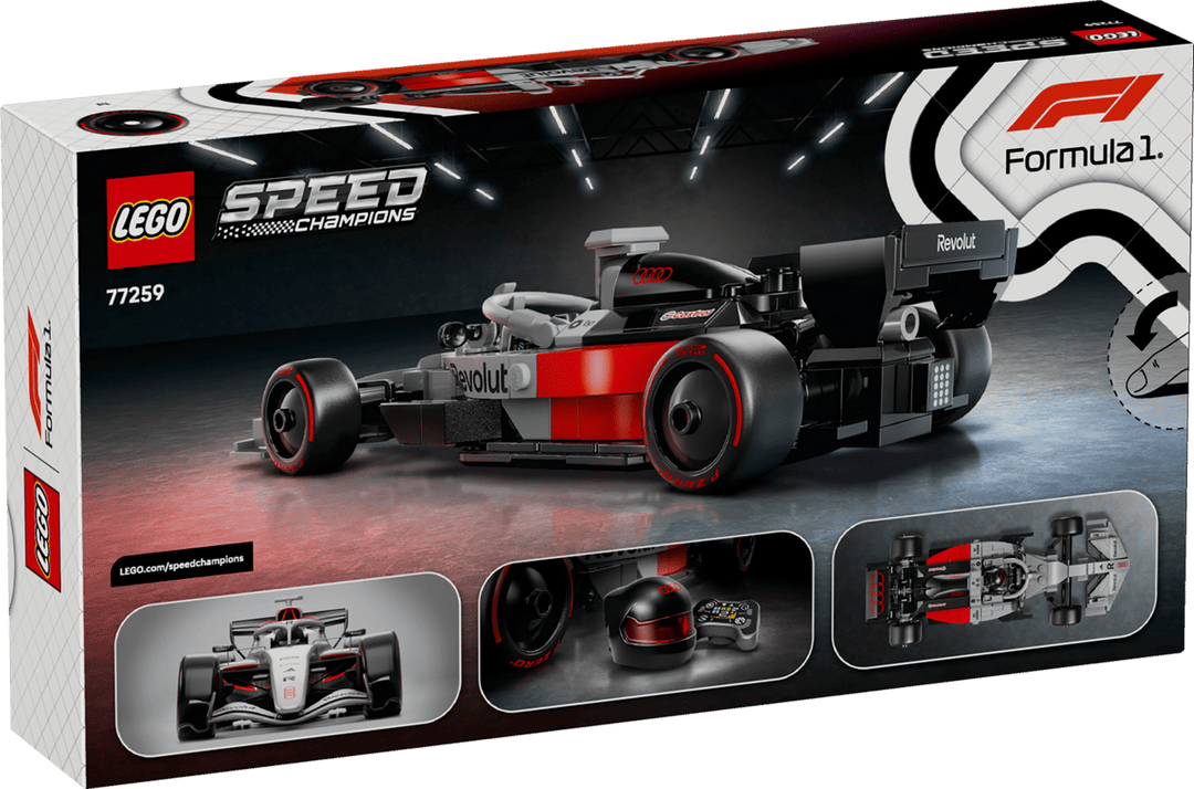 לגו Speed Champions - מכונית מרוץ Audi Revolut F1® Team R26 (77259)-9