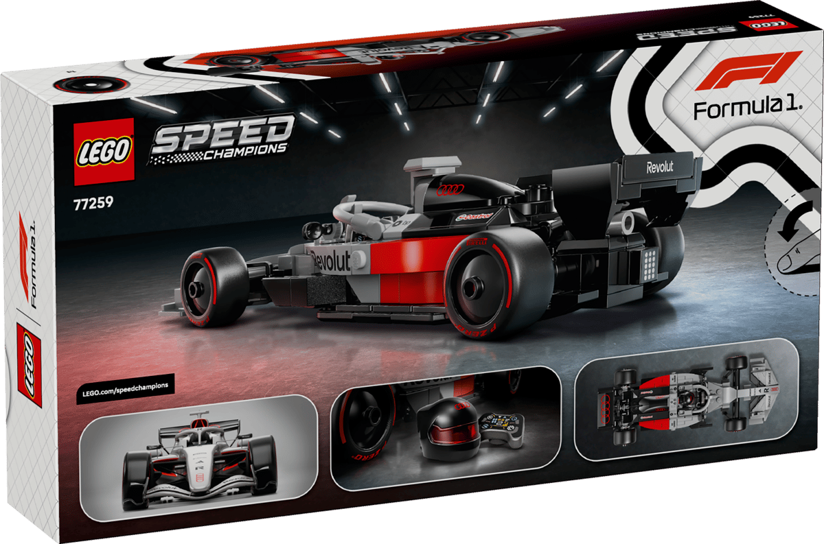 לגו Speed Champions - מכונית מרוץ Audi Revolut F1® Team R26 (77259)-10
