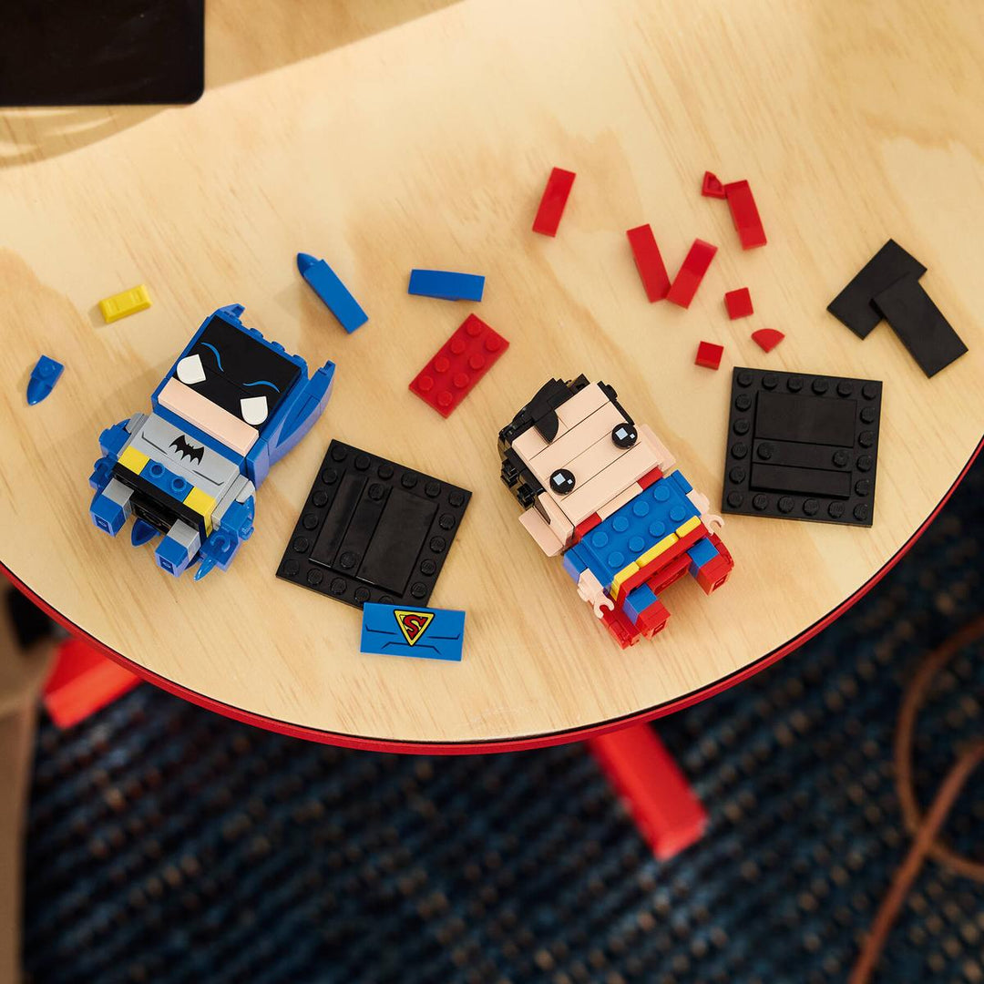 לגו Brickheadz  - סופרמן ובאטמן - גיבורי-על מתקופת תור הזהב (40859)-11