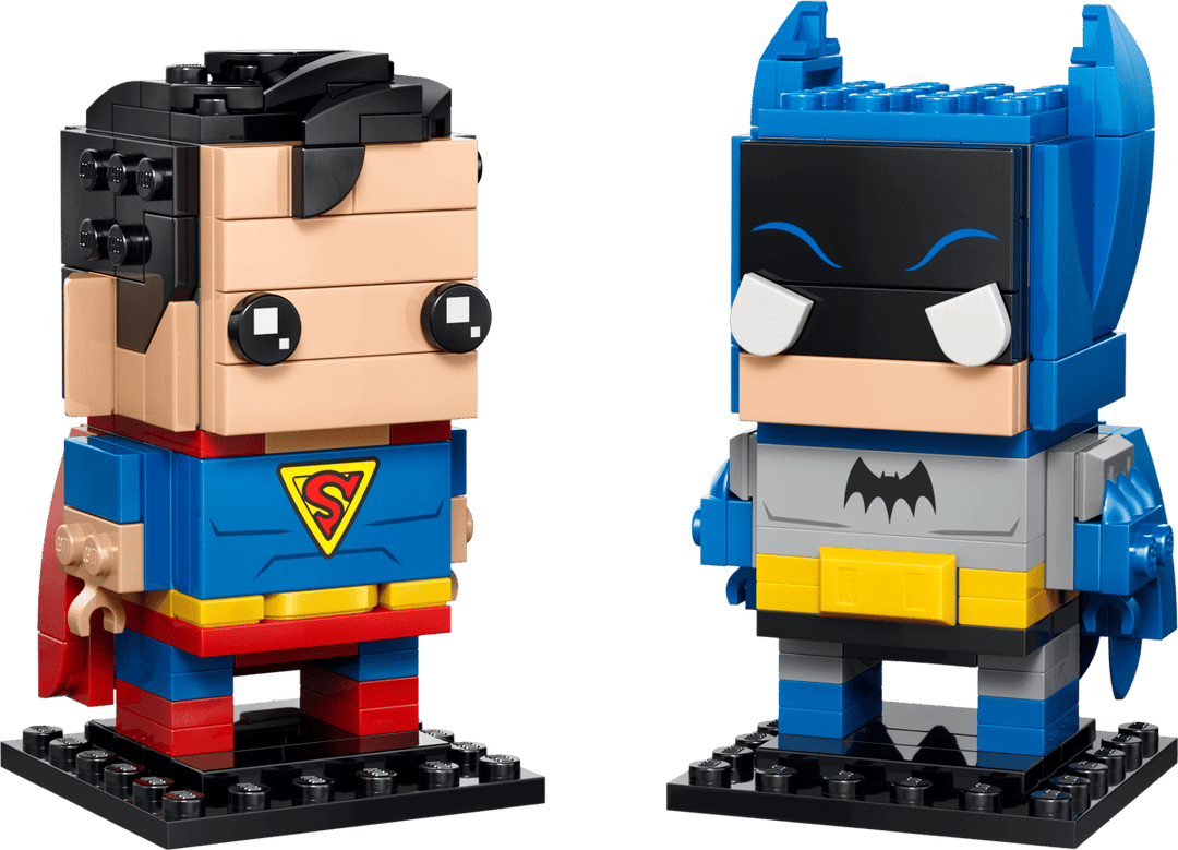 לגו Brickheadz  - סופרמן ובאטמן - גיבורי-על מתקופת תור הזהב (40859)-0