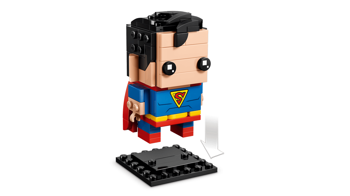 לגו Brickheadz  - סופרמן ובאטמן - גיבורי-על מתקופת תור הזהב (40859)-5