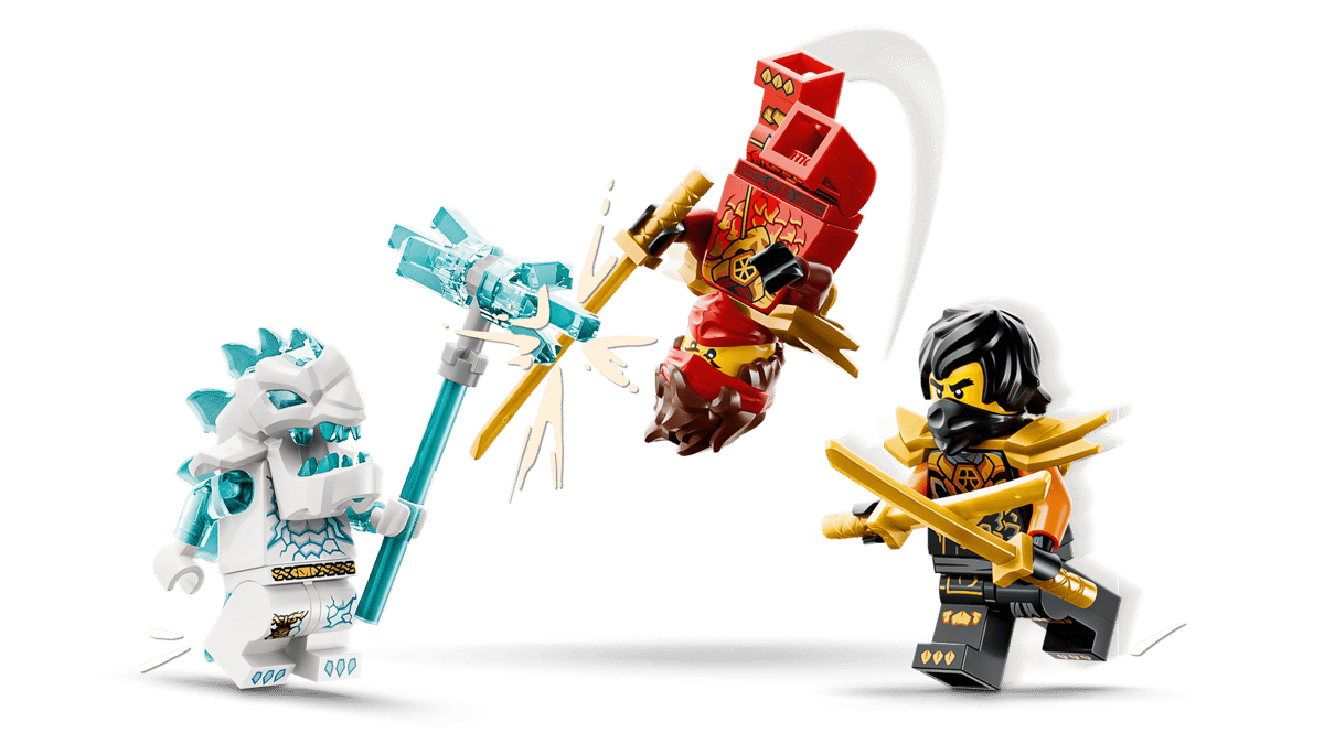 לגו NINJAGO® - הרכבים המשולבים של קאי וקול (71864)-9