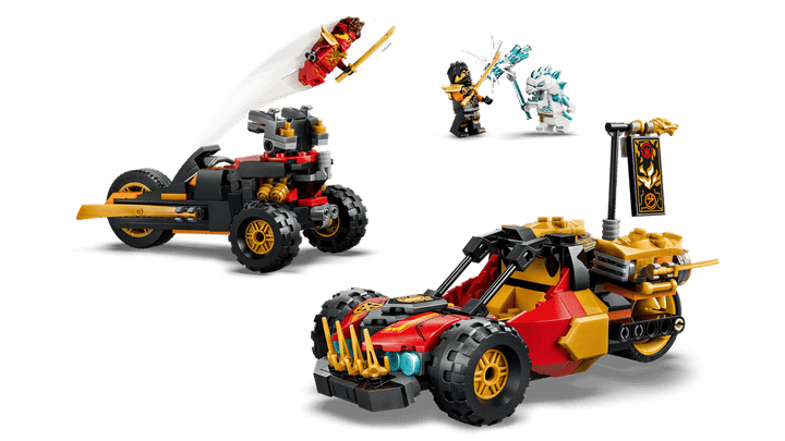לגו NINJAGO® - הרכבים המשולבים של קאי וקול (71864)-14