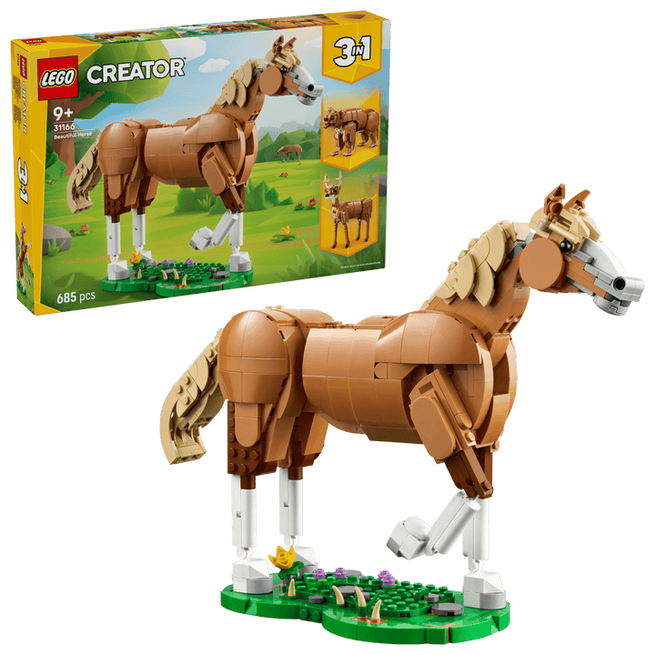 לגו Creator 3in1 - סוס יפה (31166)-2