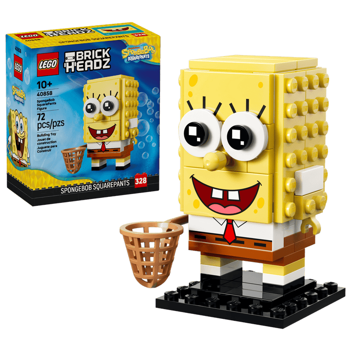 לגו BrickHeadz - דמות של בובספוג מכנסמרובע (40858)-2