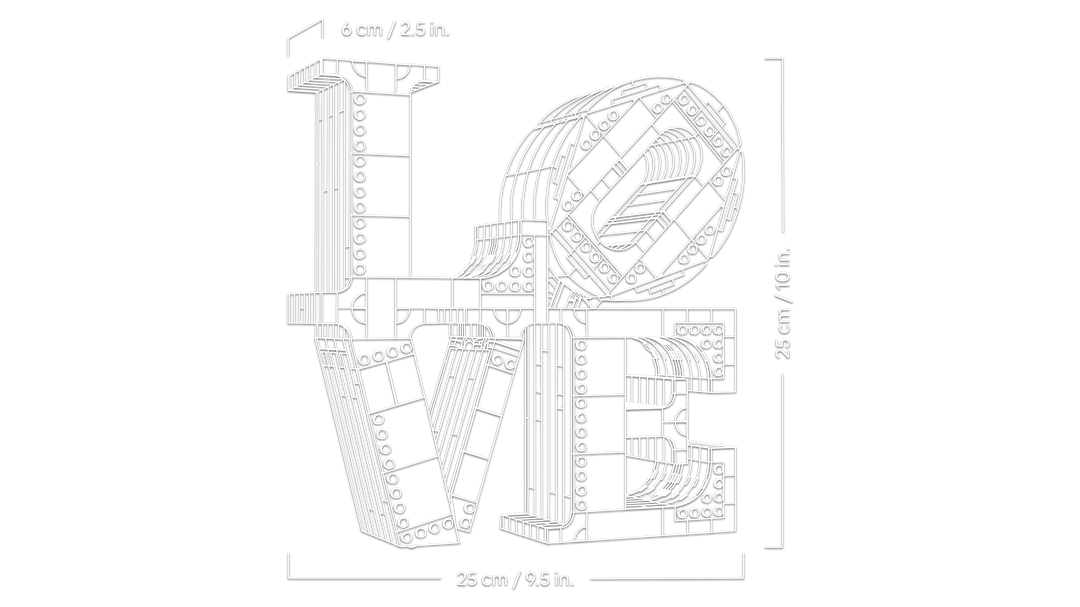 לגו Art - LOVE (31214)-4