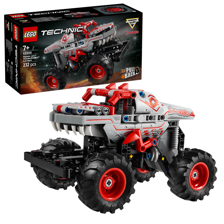 לגו Technic - Monster Jam ™ThunderROARus™ משוך-וסע (42200)-2