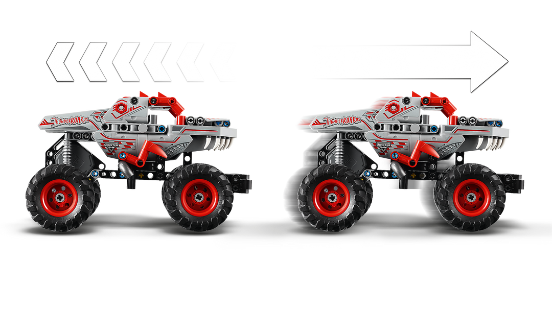 לגו Technic - Monster Jam ™ThunderROARus™ משוך-וסע (42200)-2