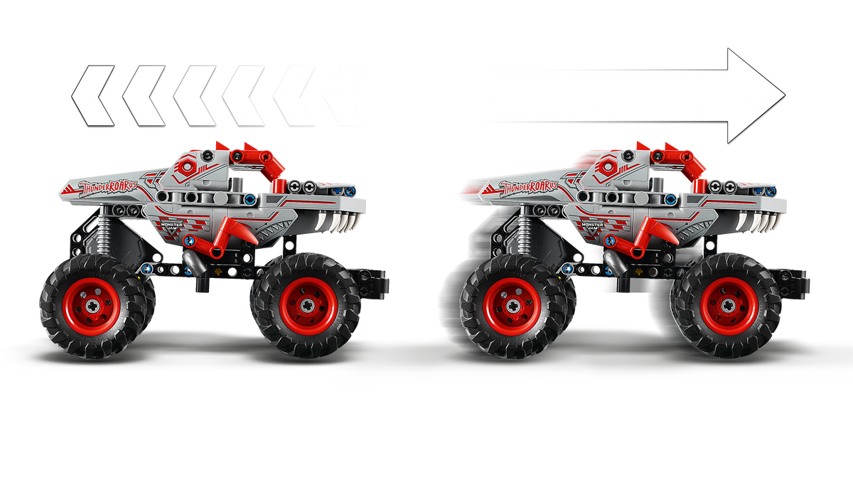 לגו Technic - Monster Jam ™ThunderROARus™ משוך-וסע (42200)-3