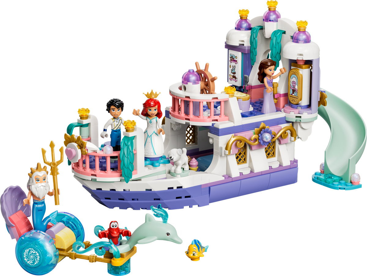 לגו DISNEY - סירת החתונה המלכותית של אריאל (43299)-1