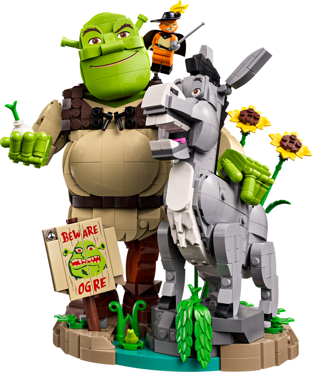 לגו Shrek - שרק, חמור וחתול במגפיים (72423)