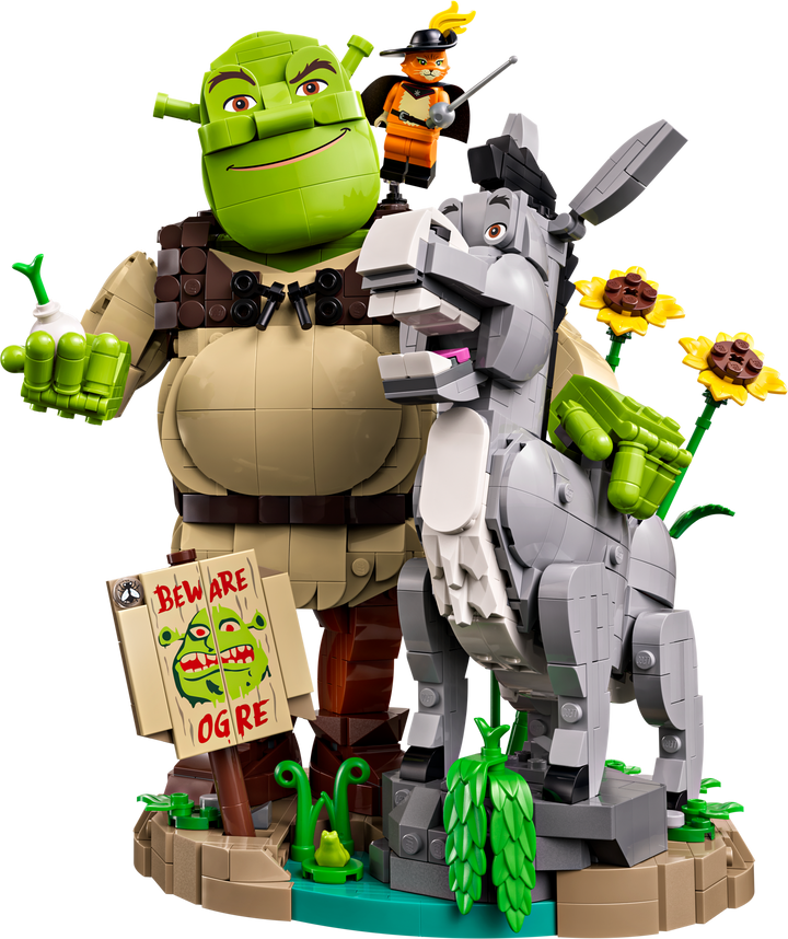 לגו Shrek - שרק, חמור וחתול במגפיים (72423)-1