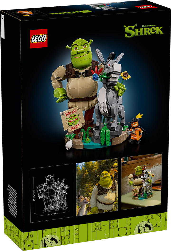 לגו Shrek - שרק, חמור וחתול במגפיים (72423)-3
