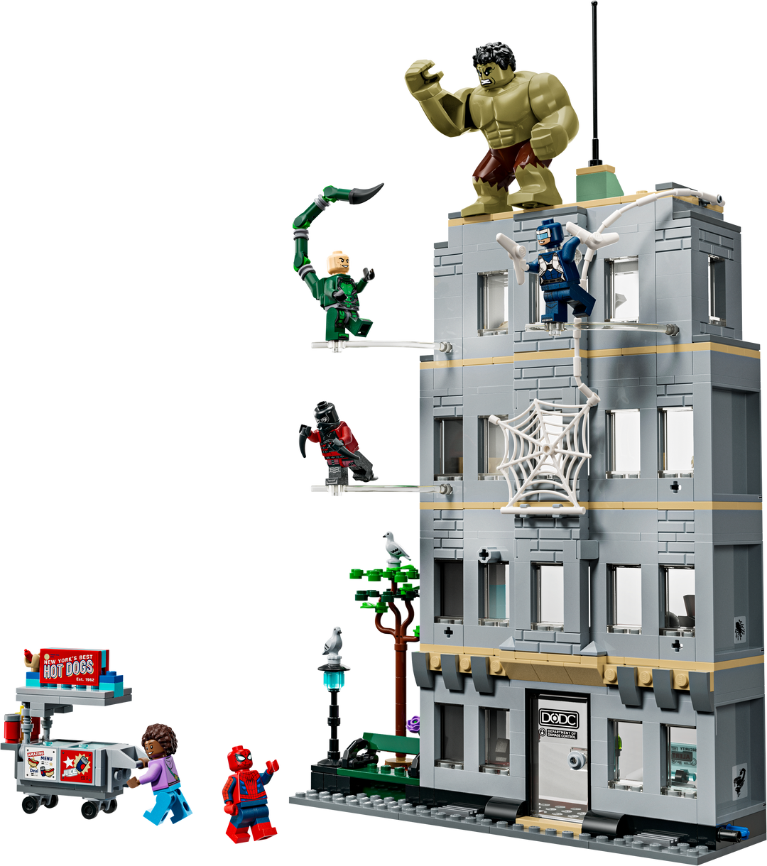 לגו | Marvel - ספיידרמן נגד האלק הענק הירוק בהתנגשות אֶפִּית (76350)
