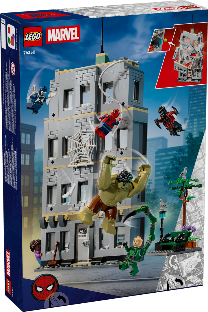 לגו | Marvel - ספיידרמן נגד האלק הענק הירוק בהתנגשות אֶפִּית (76350)-2