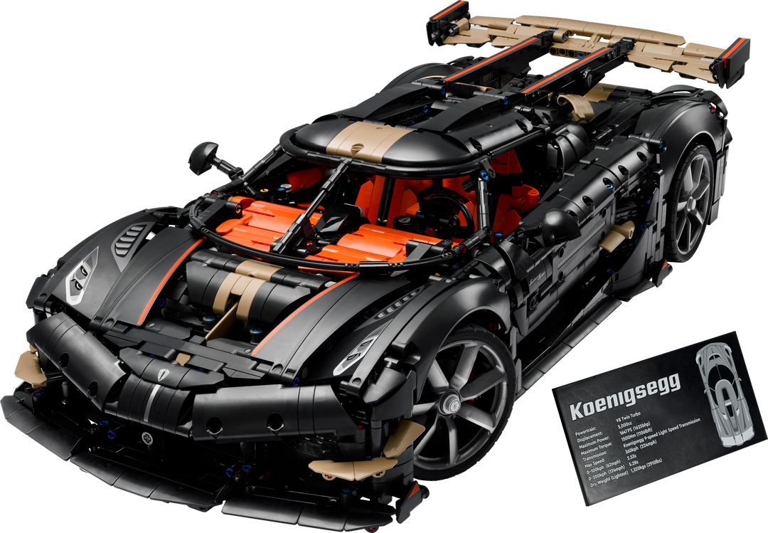 לגו Technic - מגה מכונית Koenigsegg Sadair's Spear (42232)