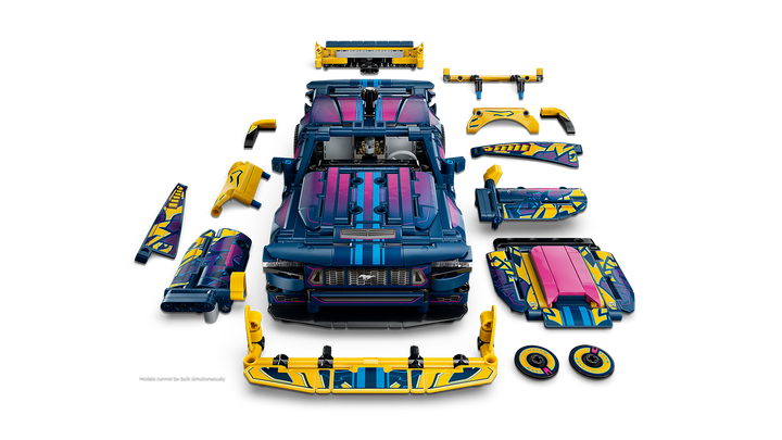 לגו Technic - מוסך תיקונים בהתאמה אישית למכונית Ford Mustang GT (42236)-3