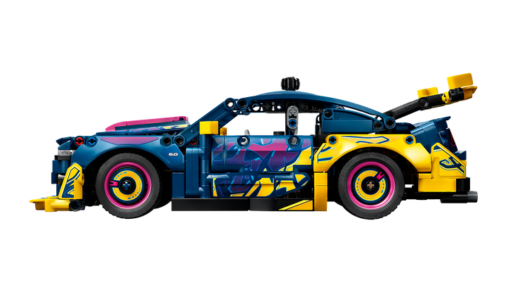 לגו Technic - מוסך תיקונים בהתאמה אישית למכונית Ford Mustang GT (42236)-4
