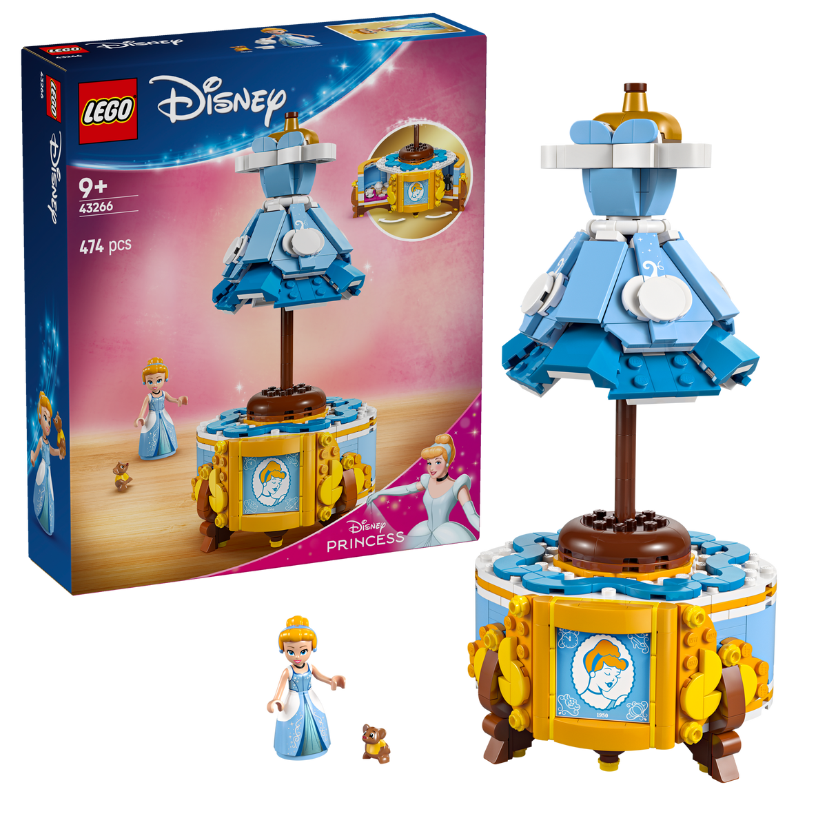 לגו DISNEY │ Disney Princess - השמלה של סינדרלה (43266)-2