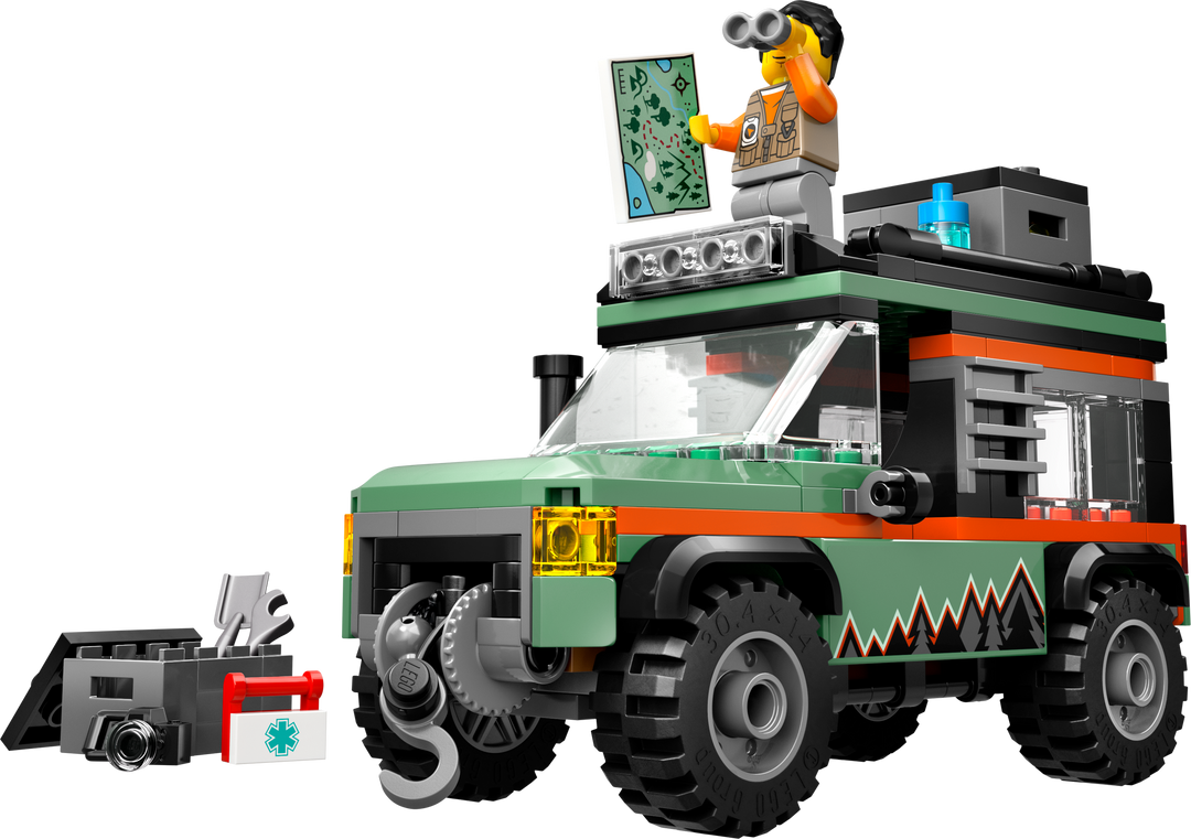 לגו City - משאית רכב שטח 4x4 לנסיעה בהרים (60447)