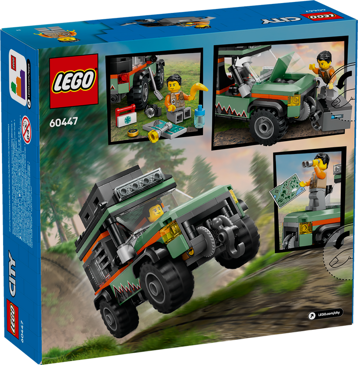 לגו City - משאית רכב שטח 4x4 לנסיעה בהרים (60447)-3