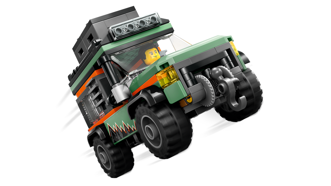 לגו City - משאית רכב שטח 4x4 לנסיעה בהרים (60447)-3