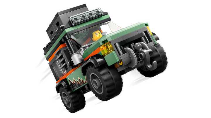 לגו City - משאית רכב שטח 4x4 לנסיעה בהרים (60447)-4