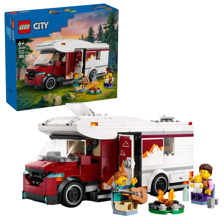 לגו City - קרוואן טיולים להרפתקה בחופשה (60454)-2