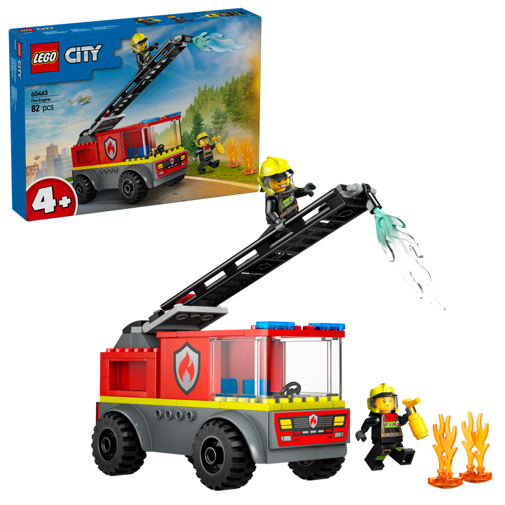 לגו City - כבאית עם סולם (60463)-2