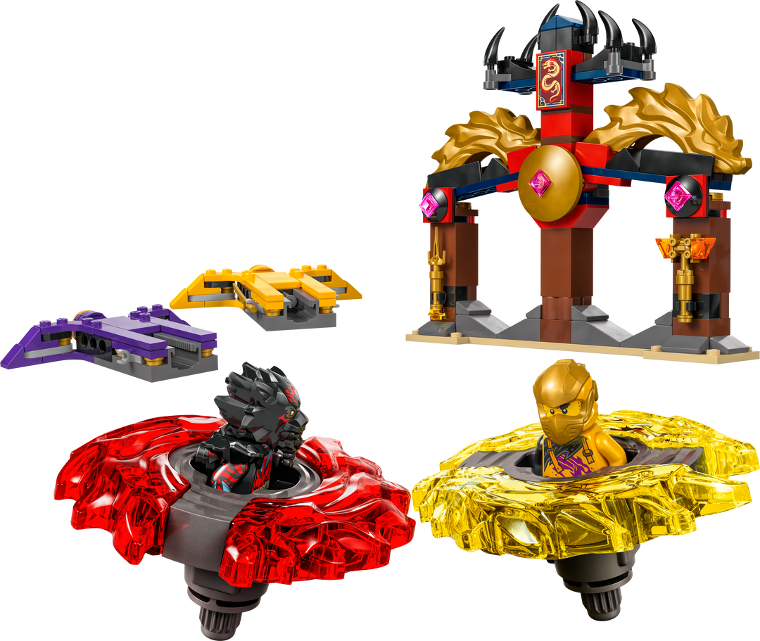 לגו NINJAGO® - מארז קרב ספינג'סטו דרקוניים (71826)-1