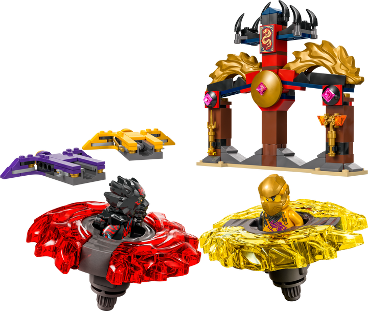 לגו NINJAGO® - מארז קרב ספינג'סטו דרקוניים (71826)-1