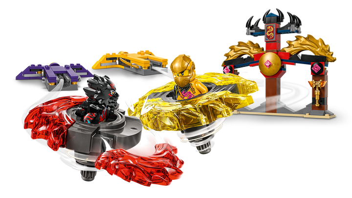 לגו NINJAGO® - מארז קרב ספינג'סטו דרקוניים (71826)-4