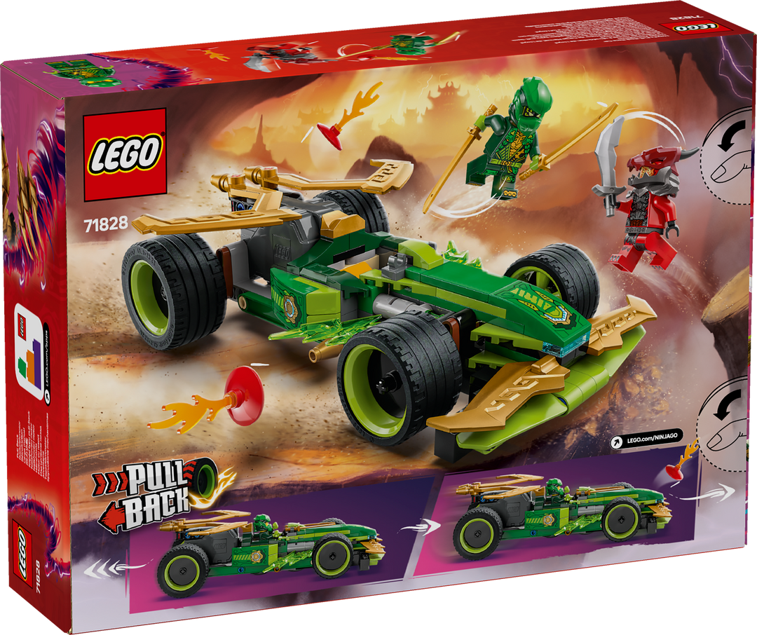 לגו NINJAGO® - מכונית מרוץ משוך וסע של לויד (71828)-9