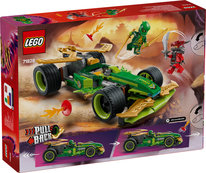 לגו NINJAGO® - מכונית מרוץ משוך וסע של לויד (71828)-10