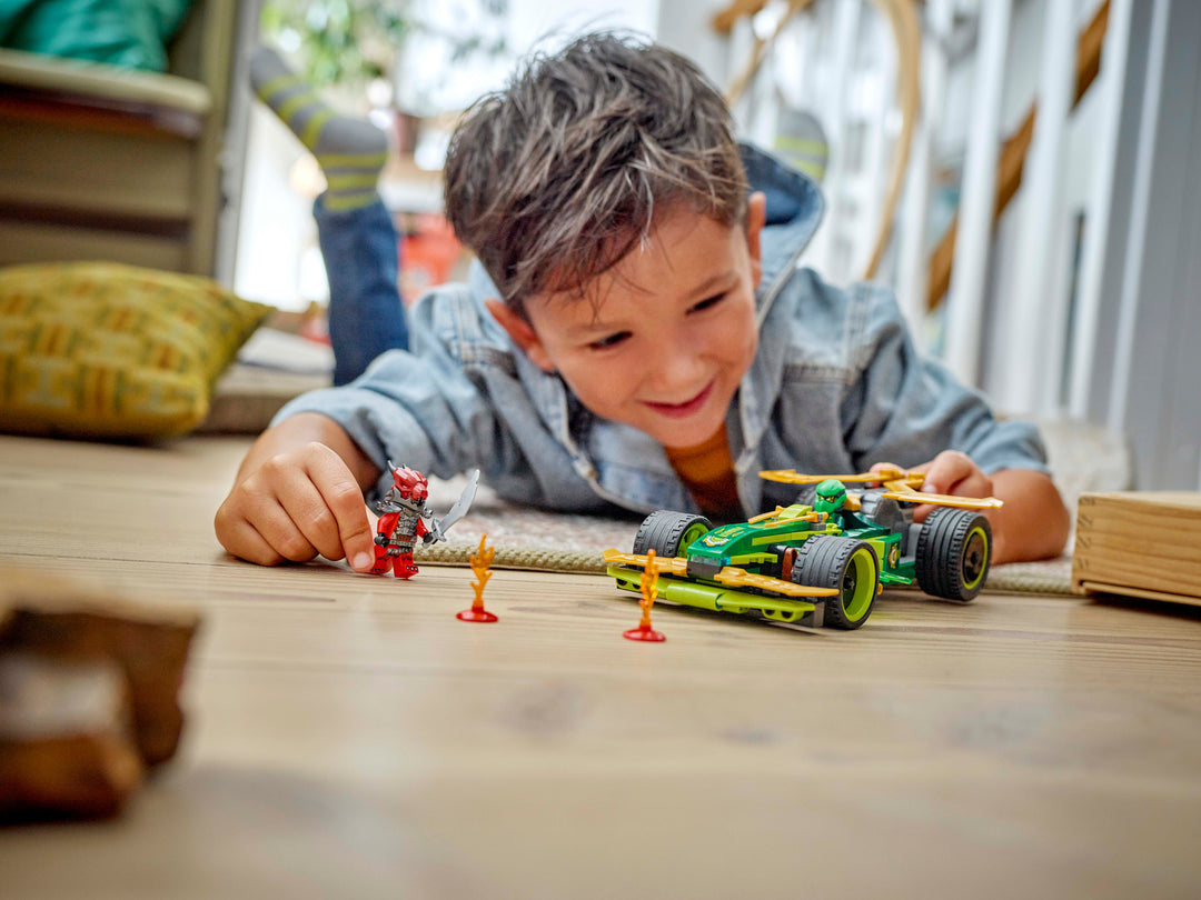 לגו NINJAGO® - מכונית מרוץ משוך וסע של לויד (71828)-6
