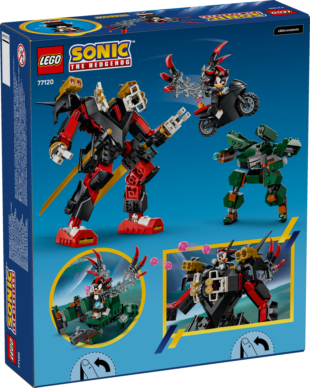 לגו Sonic the Hedgehog™ - הרובוט של שאדו נגד הלוחם G.U.N. Trooper (77120)-2