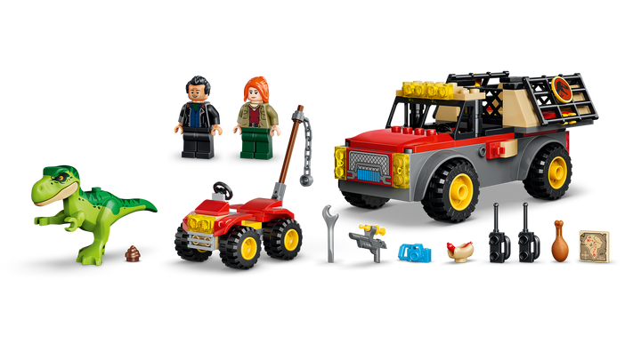 לגו Jurassic World - משאית הובלה לטי רקס צעיר (77978)-5