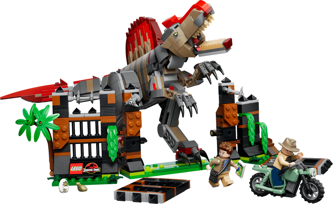 לגו Jurassic World - בריחת הדינוזאור ספינוזאורוס (77982)-1
