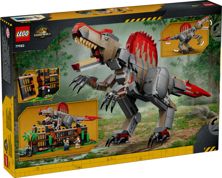 לגו Jurassic World - בריחת הדינוזאור ספינוזאורוס (77982)-12