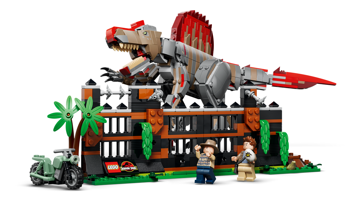 לגו Jurassic World - בריחת הדינוזאור ספינוזאורוס (77982)-5