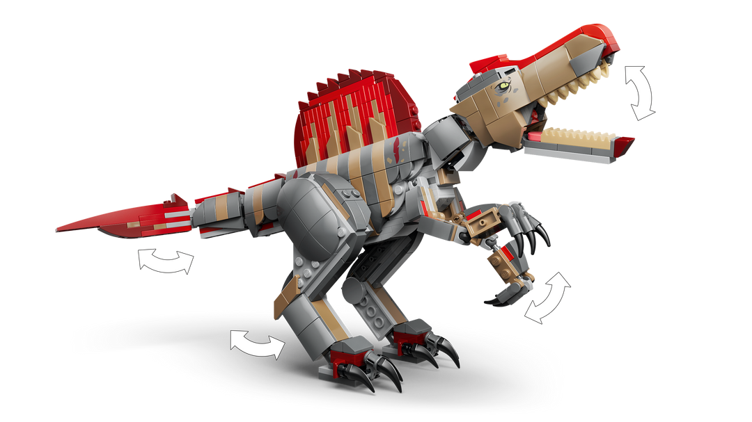 לגו Jurassic World - בריחת הדינוזאור ספינוזאורוס (77982)-5