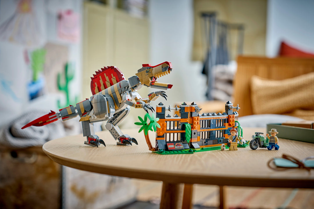 לגו Jurassic World - בריחת הדינוזאור ספינוזאורוס (77982)-10