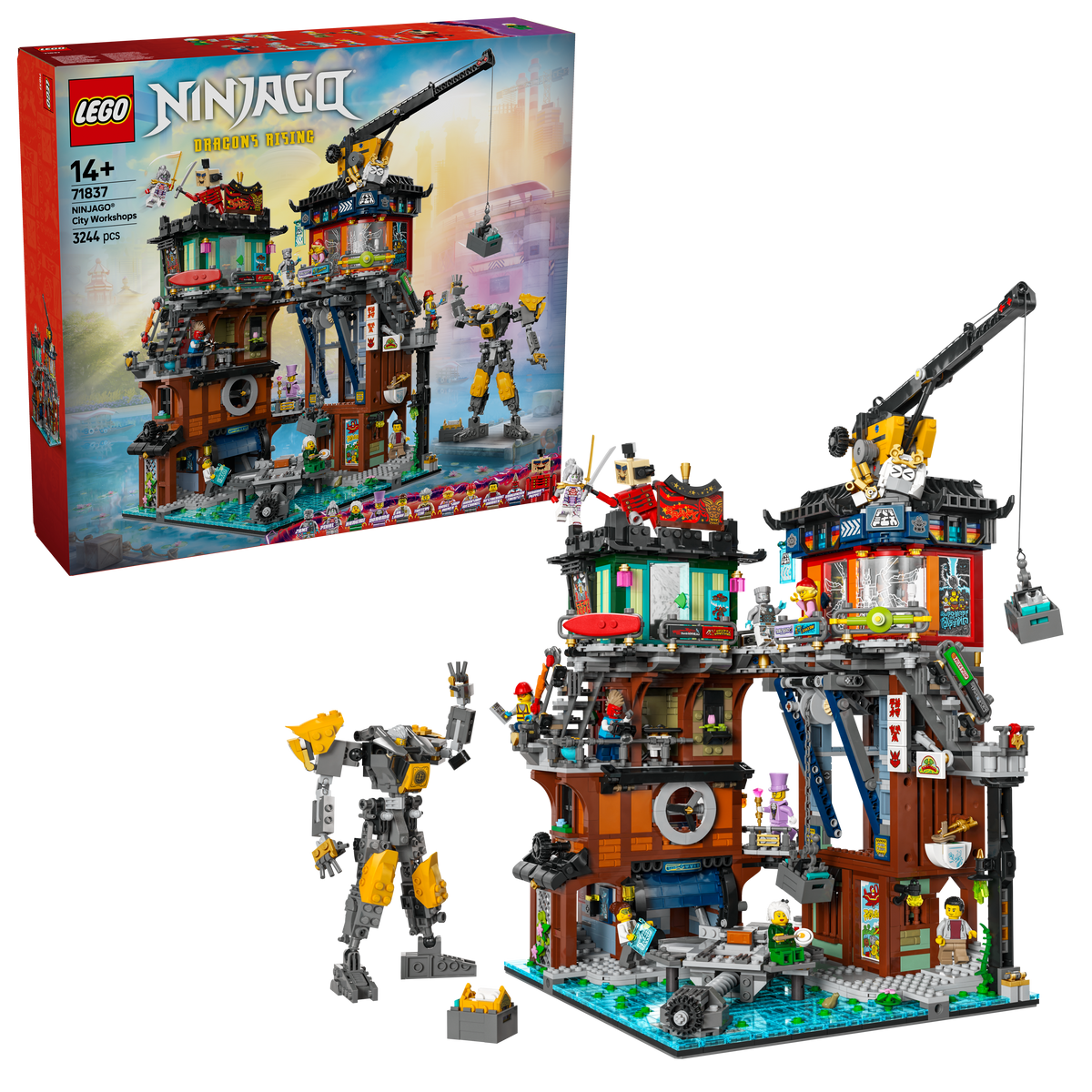 לגו NINJAGO® - סדנאות העיר ®NINJAGO‎ (71837)-2