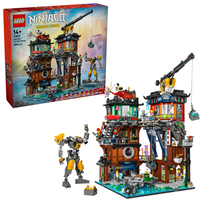 לגו NINJAGO® - סדנאות העיר ®NINJAGO‎ (71837)-2