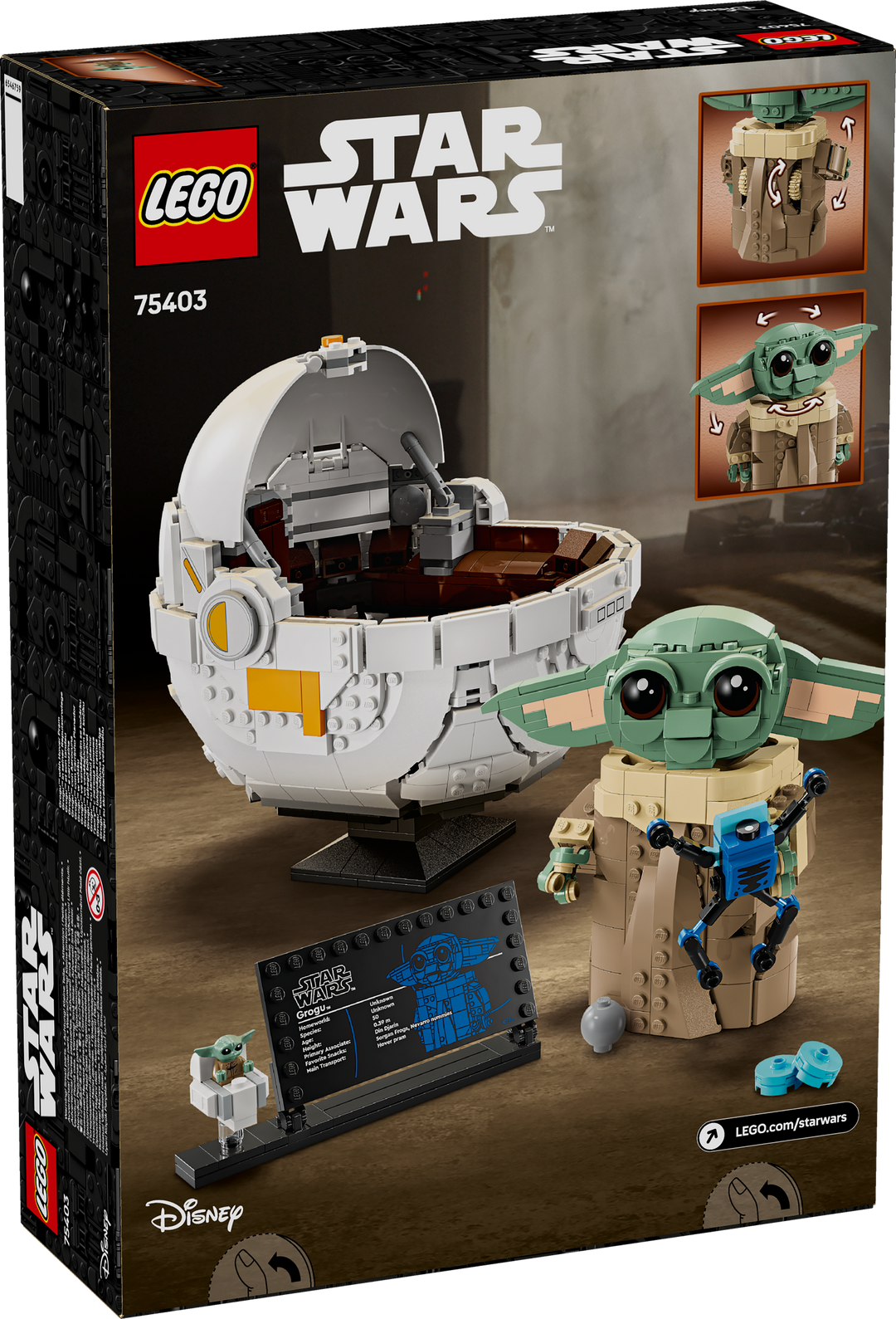 לגו Star Wars™ - גרוגו מרחף בעריסה (75403)-2