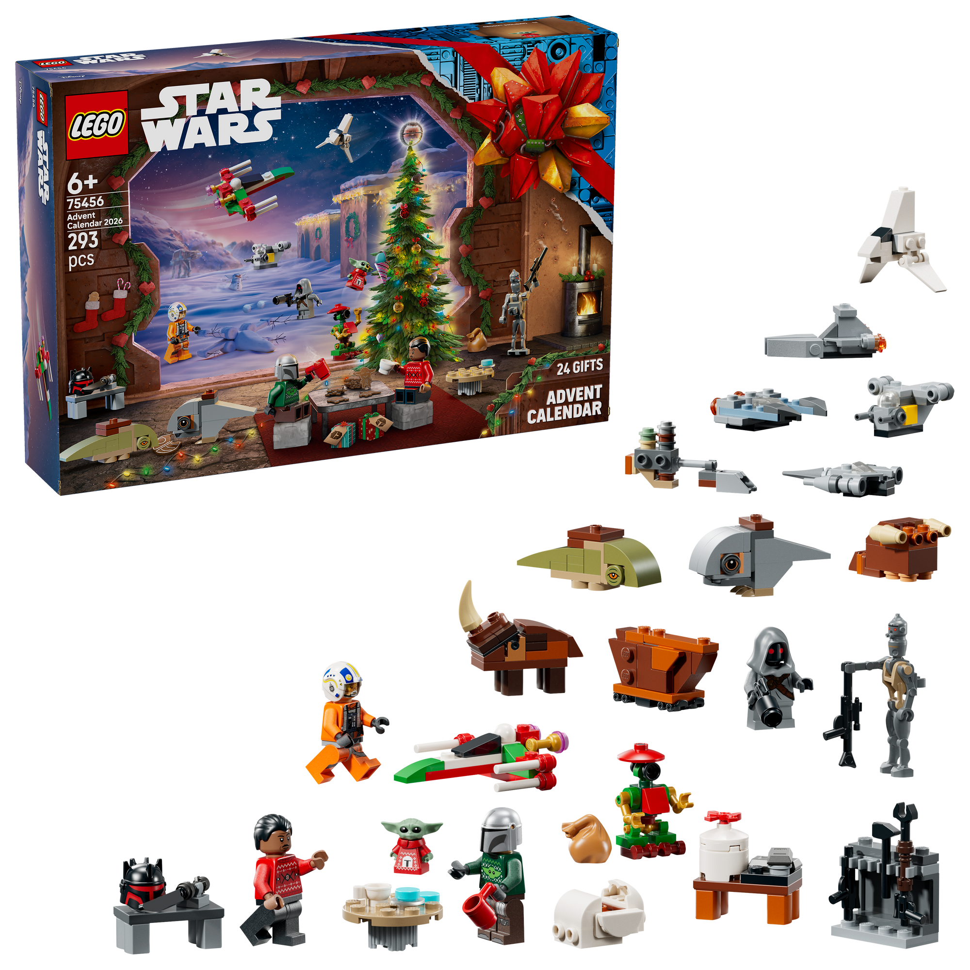 לגו Star Wars - לוח הפתעות חגיגי 2026 (75456)-2