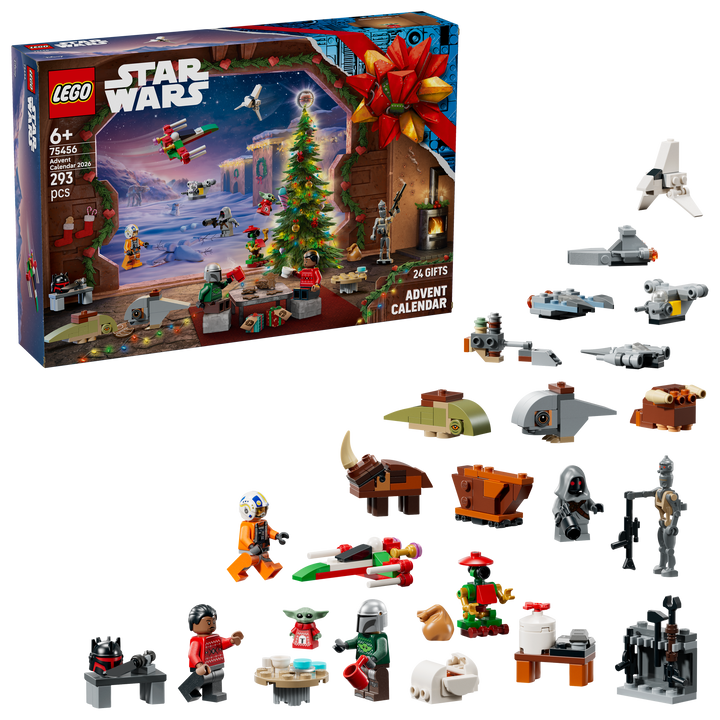 לגו Star Wars - לוח הפתעות חגיגי 2026 (75456)-2
