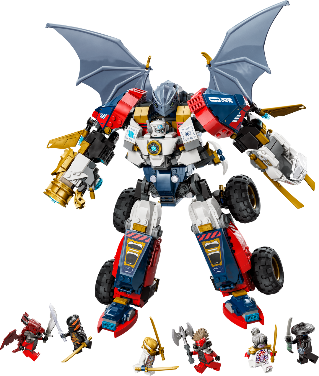לגו NINJAGO® - רובוט משולב אולטרה של זאין (71834)-0