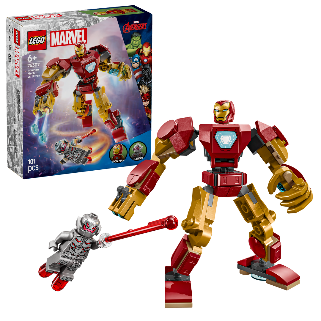 לגו | Marvel - רובוט איירון מן נגד אולטרון (76307)-1